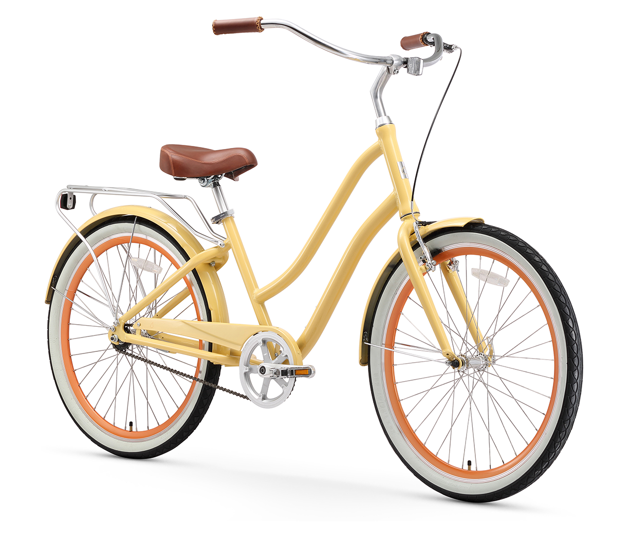 sixthreezero EVRYjourney Women's 26" Single Speed Step-Through Touring Hybrid Bicycle