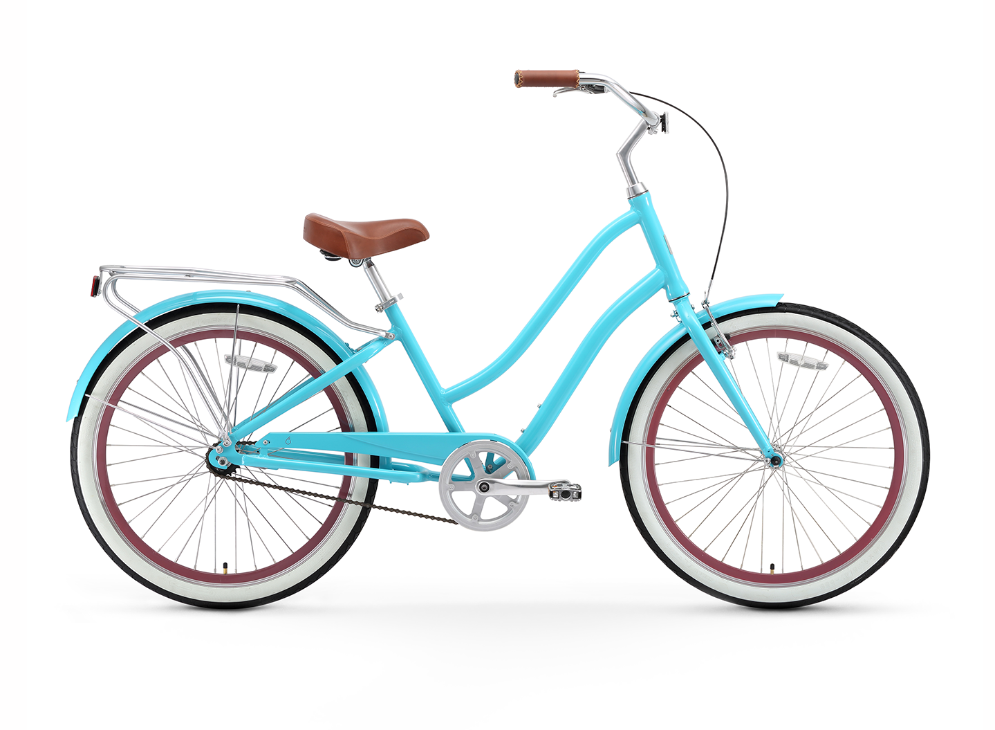 sixthreezero EVRYjourney Women's 26" Single Speed Step-Through Touring Hybrid Bicycle