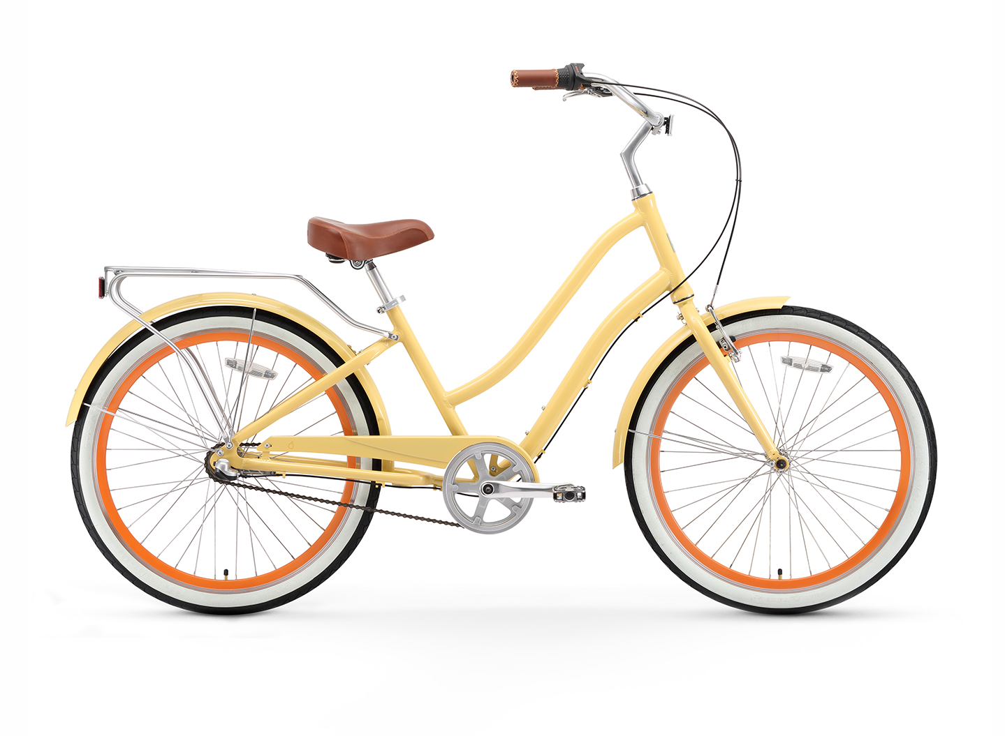 sixthreezero EVRYjourney Women's 26" 3 Speed Step-Through Touring Hybrid Bicycle