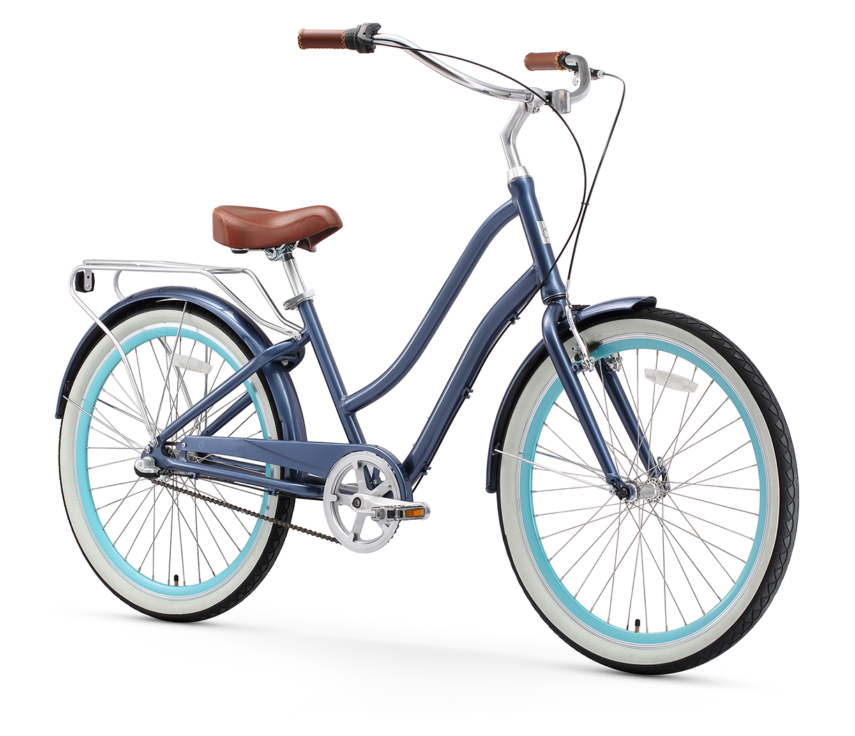 sixthreezero EVRYjourney Women's 24" 3 Speed Step-Through Touring Hybrid Bicycle