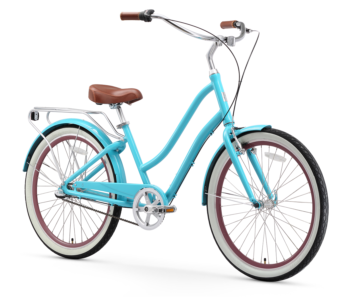 sixthreezero EVRYjourney Women's 26" 3 Speed Step-Through Touring Hybrid Bicycle