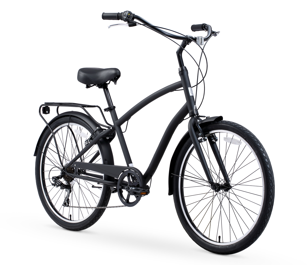 sixthreezero EVRYjourney Men's 26" 7 Speed Steel Touring Hybrid Bicycle