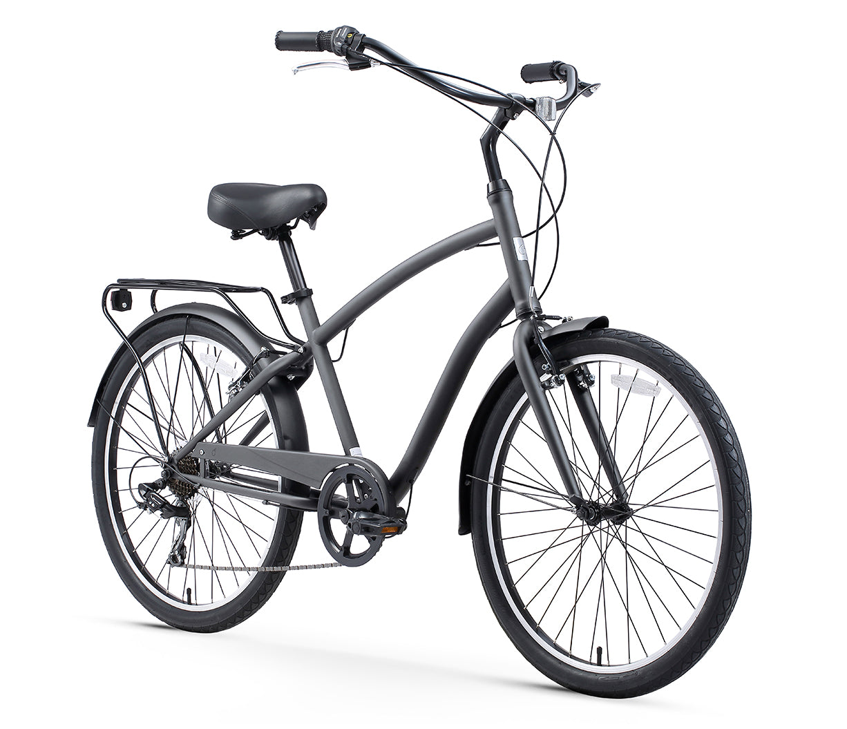 sixthreezero EVRYjourney Men's 26" 7 Speed Steel Touring Hybrid Bicycle