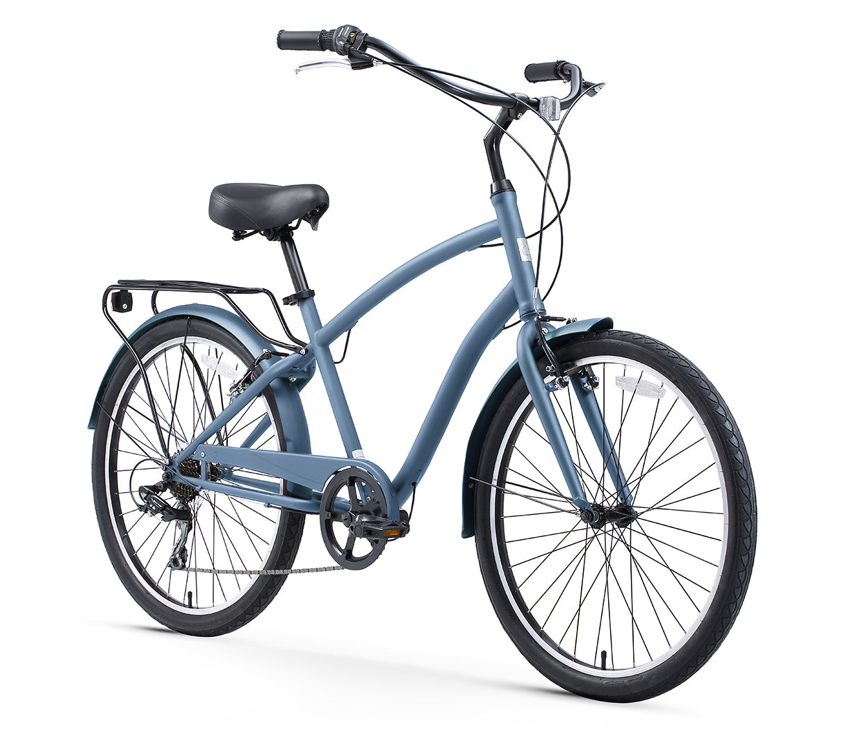 sixthreezero EVRYjourney Men's 26" 7 Speed Steel Touring Hybrid Bicycle