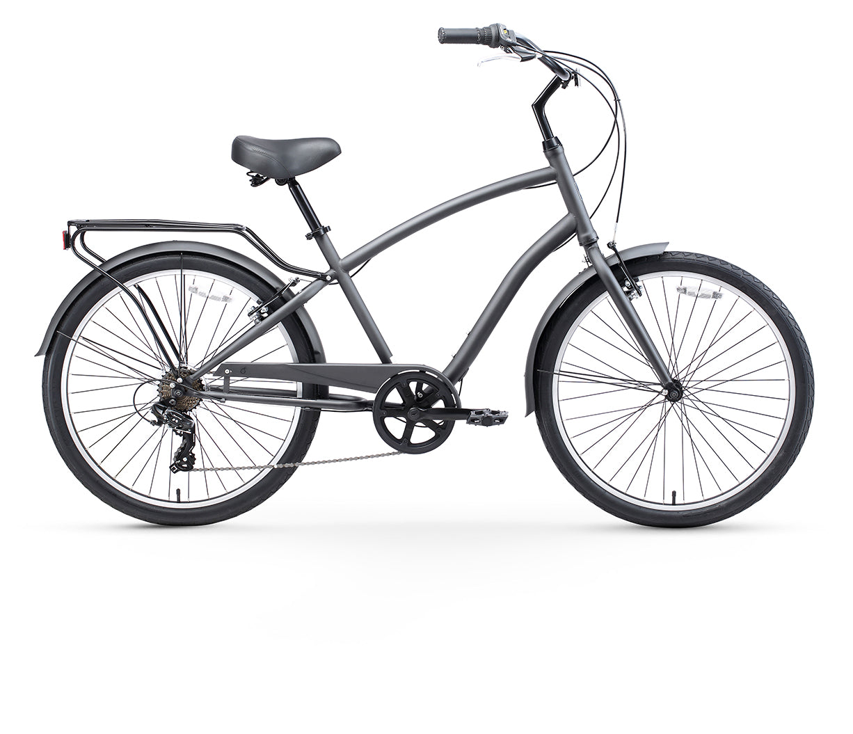 sixthreezero EVRYjourney Men's 26" 7 Speed Steel Touring Hybrid Bicycle