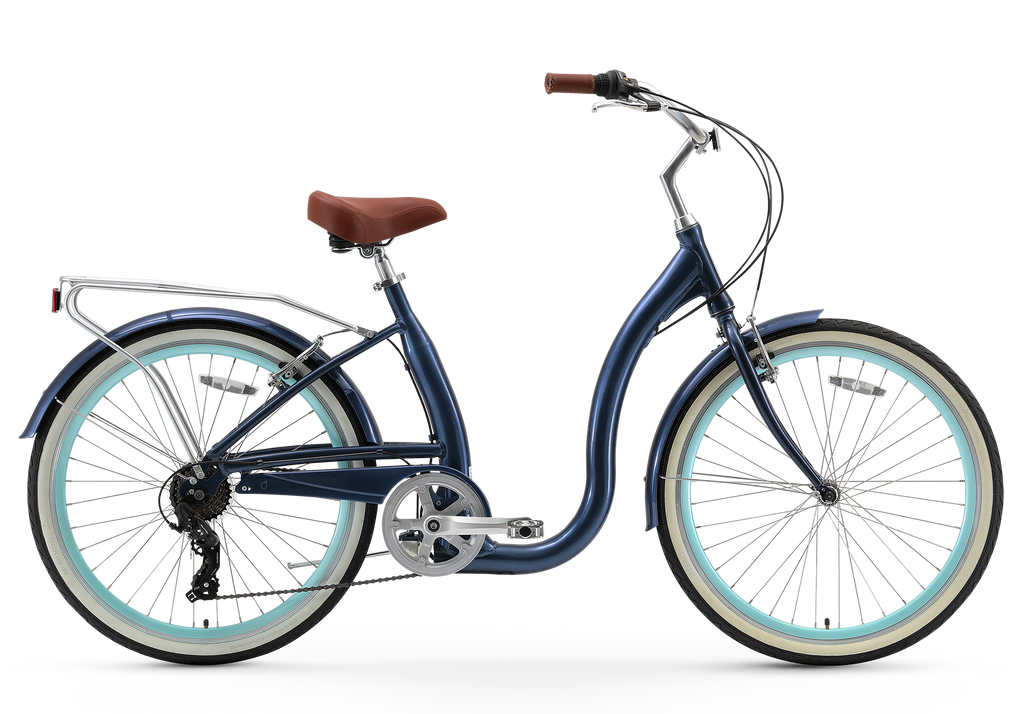 sixthreezero Simple Step-Thru Women's 7-Speed Bicycle