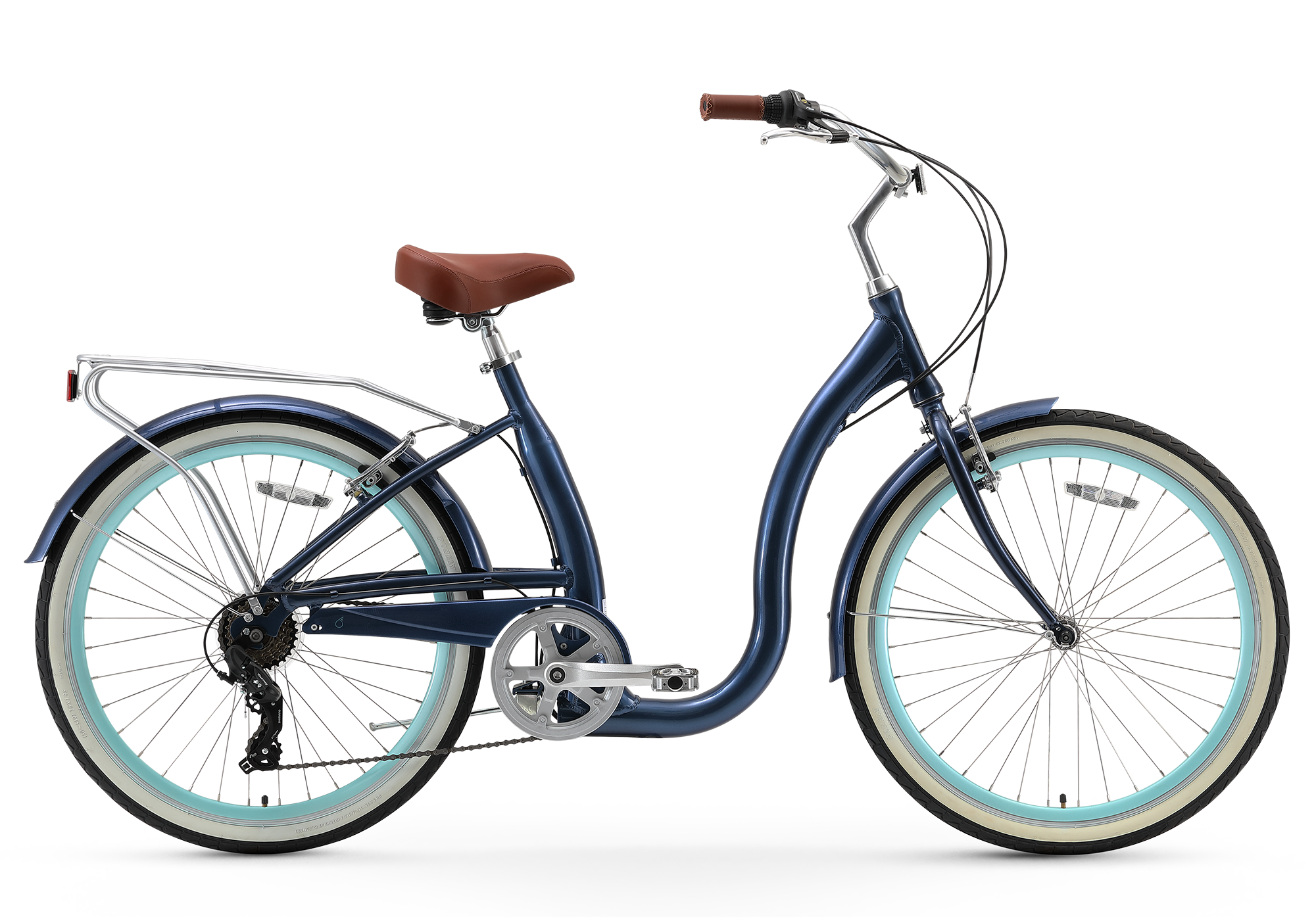 sixthreezero Simple Step-Thru Women's 7-Speed Bicycle