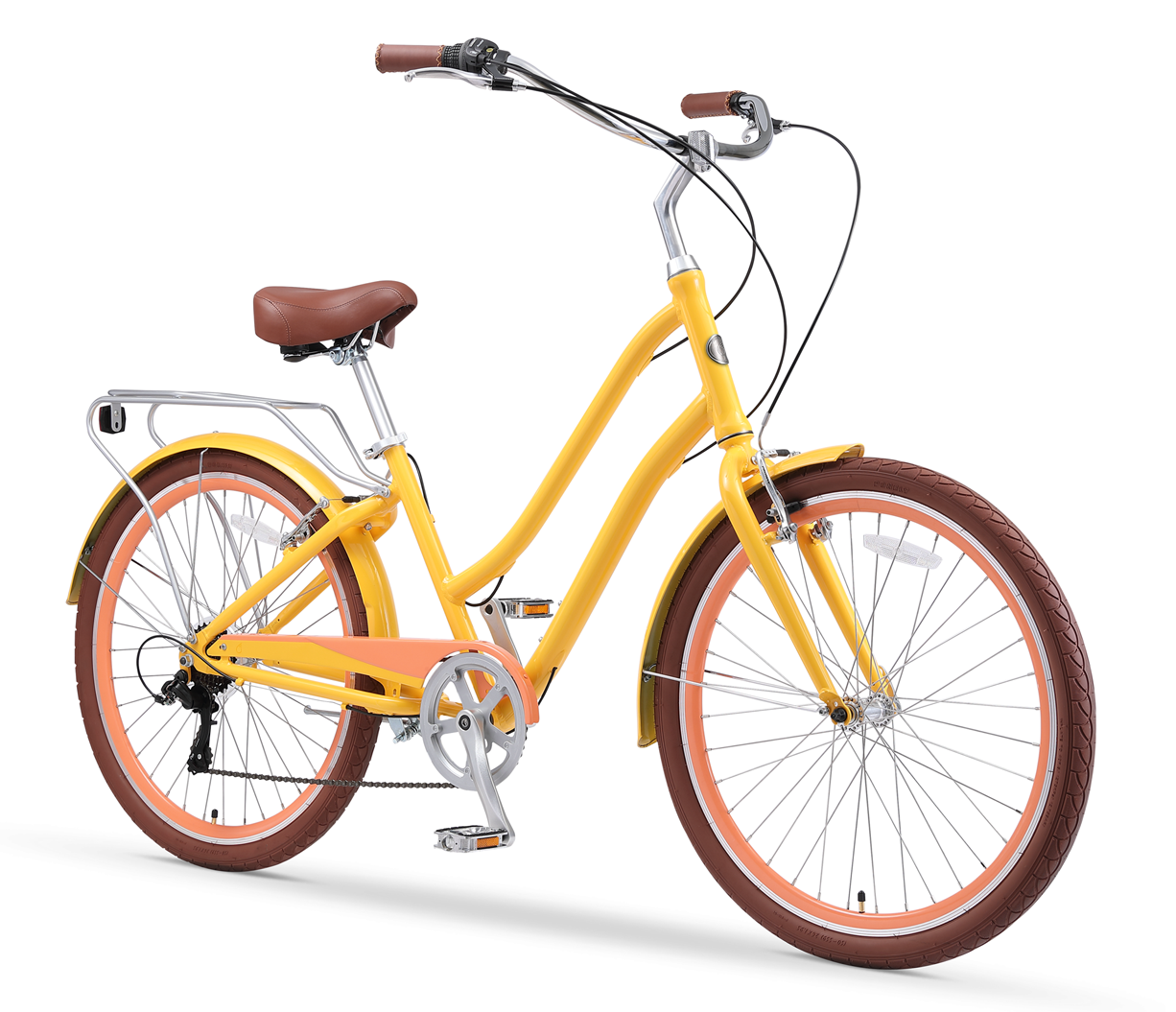 sixthreezero NEW EVRYjourney Women's 26" 7-Speed Speed Step-Through Touring Hybrid Bicycle