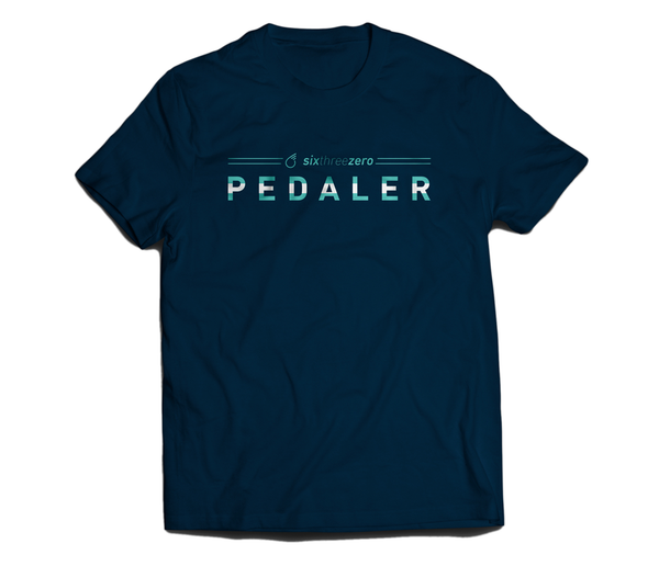 sixthreezero Pedaler Blue Opal 100% Cotton Unisex Shirt
