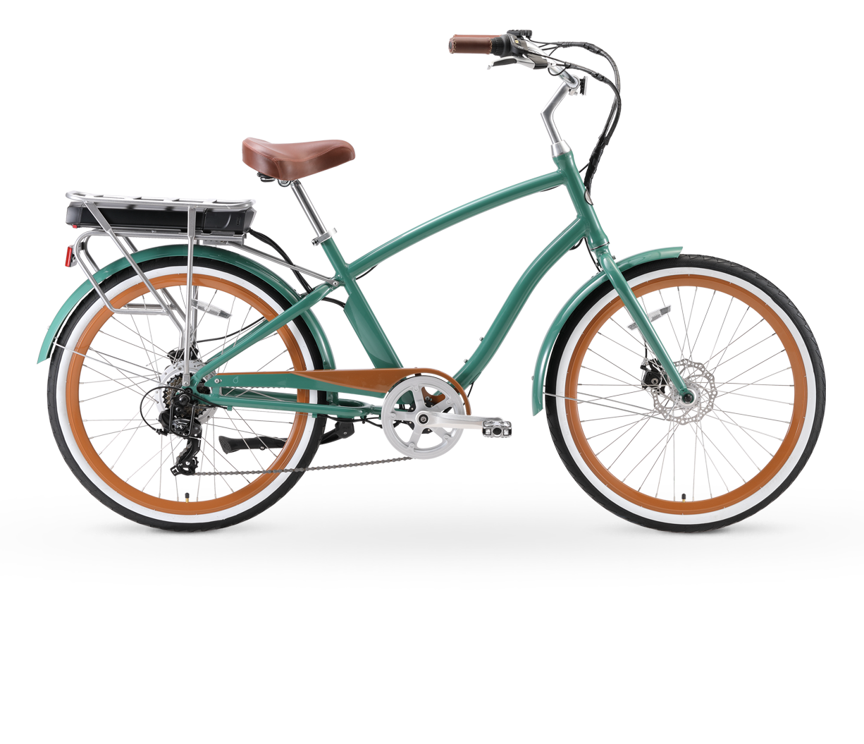 sixthreezero EVRYjourney Men's NEW 26" 500W 7-Speed Sport Hybrid Cruiser Bicycle