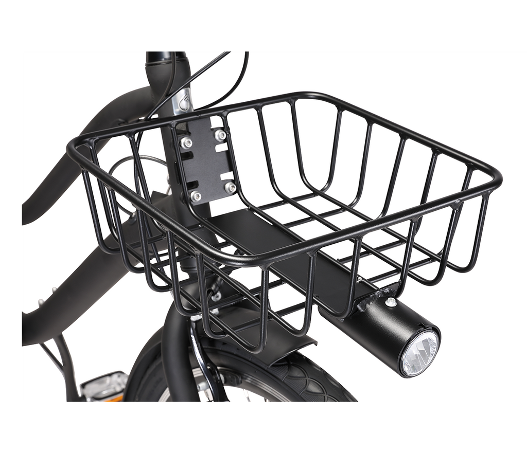 sixthreezero EVRYjourney Deluxe Men's 26" 7 Speed Hybrid Cruiser Bicycle w/ Integrated Lock, Basket, Light