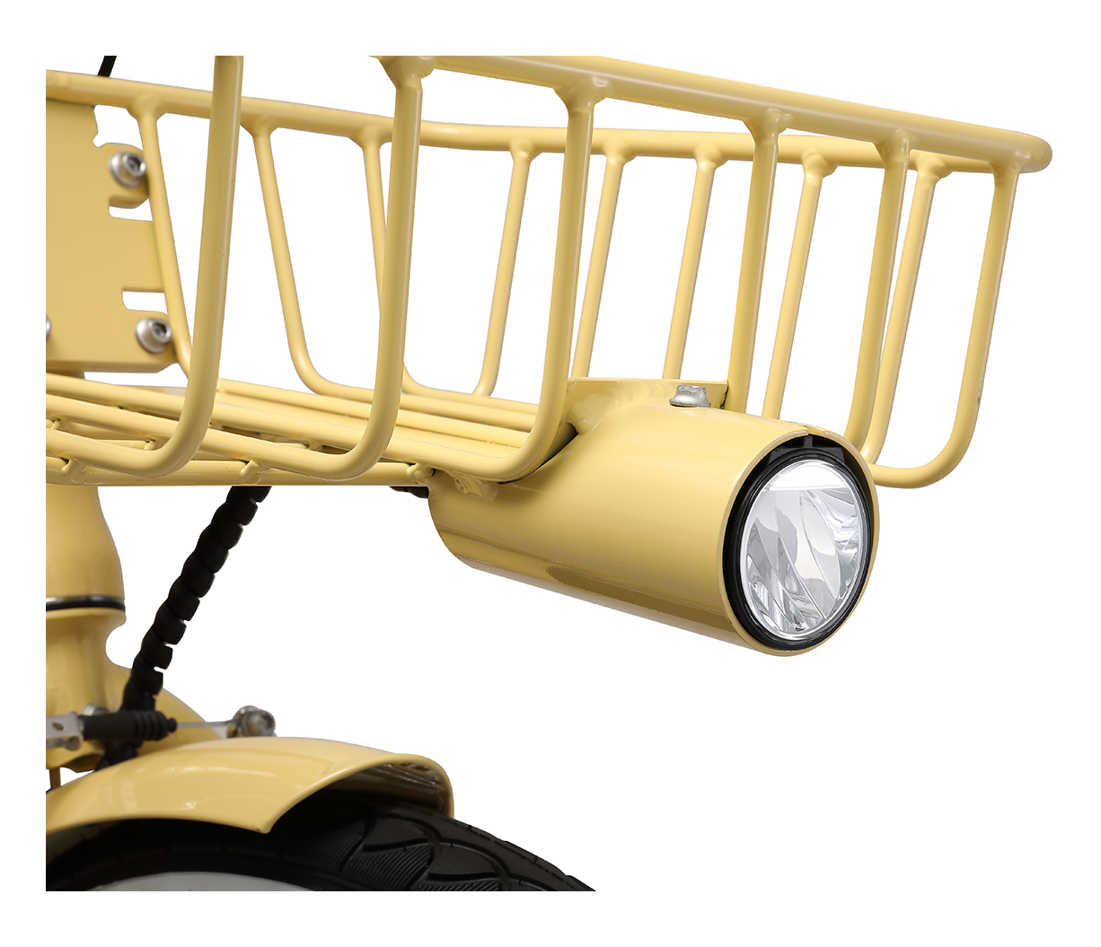 sixthreezero EVRYjourney Deluxe Women's 26" 7-Speed Touring Hybrid Bicycle w/ Integrated Lock, Basket, Light