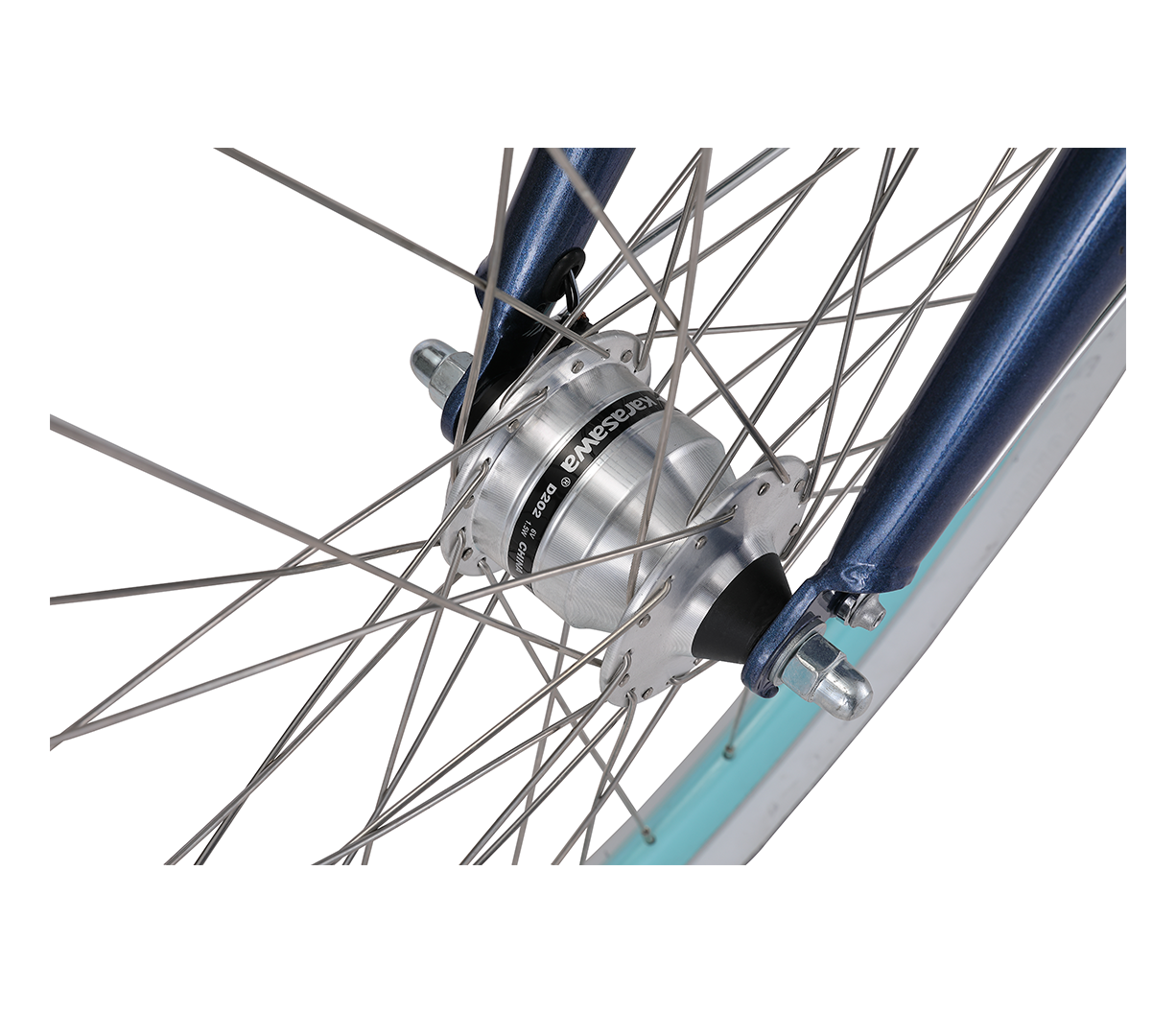 sixthreezero EVRYjourney Deluxe Women's 26" 7-Speed Touring Hybrid Bicycle w/ Integrated Lock, Basket, Light