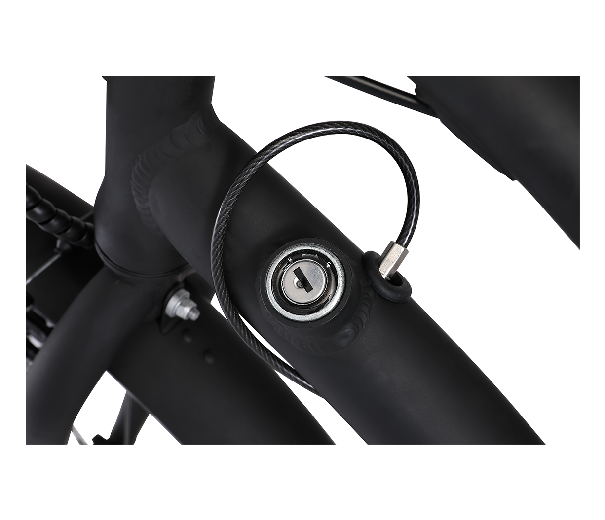 sixthreezero EVRYjourney Deluxe Men's 26" 7 Speed Hybrid Cruiser Bicycle w/ Integrated Lock, Basket, Light