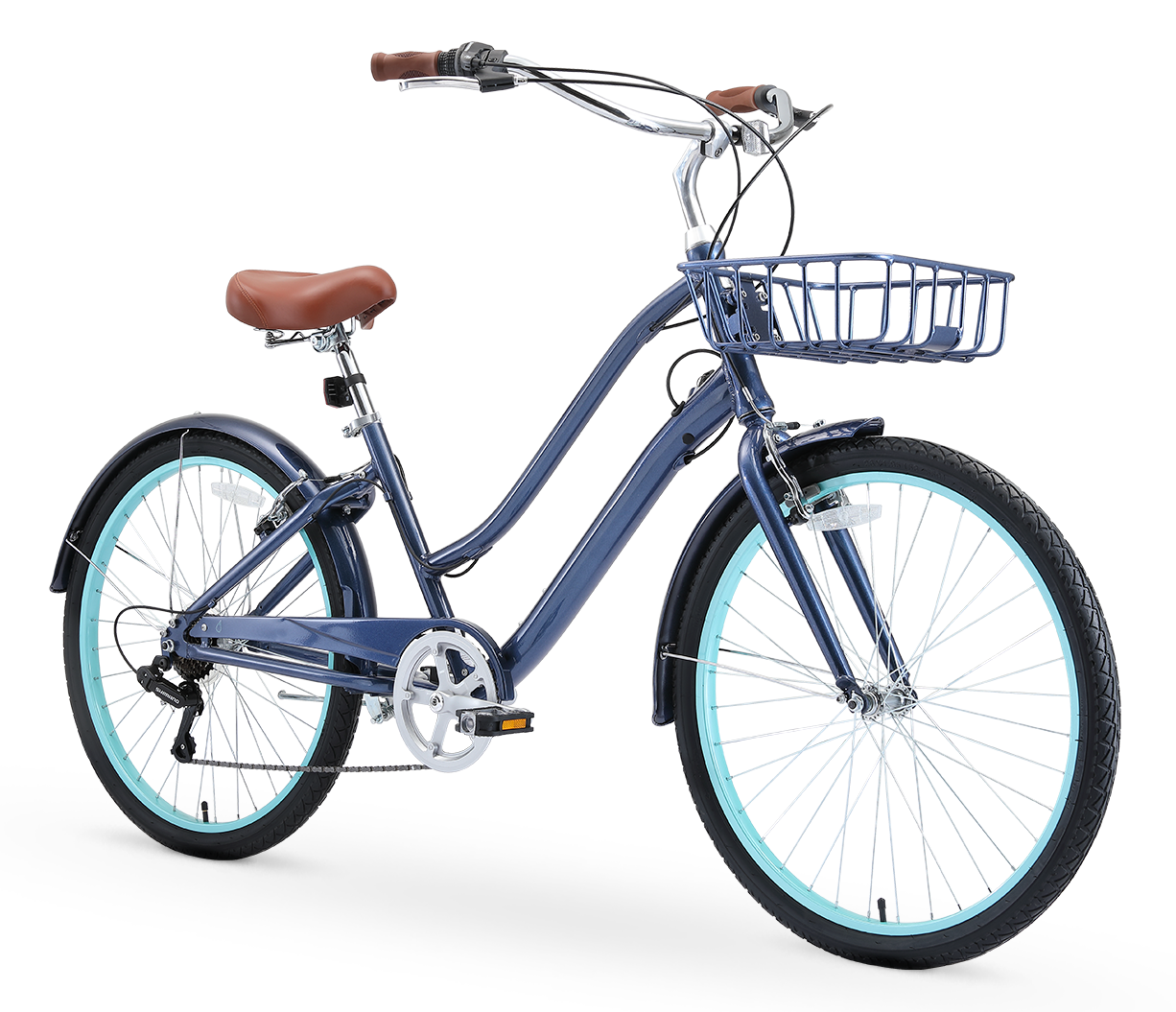 sixthreezero EVRYjourney Women's Casual Edition 7-Speed w/ Integrated Lock and Basket