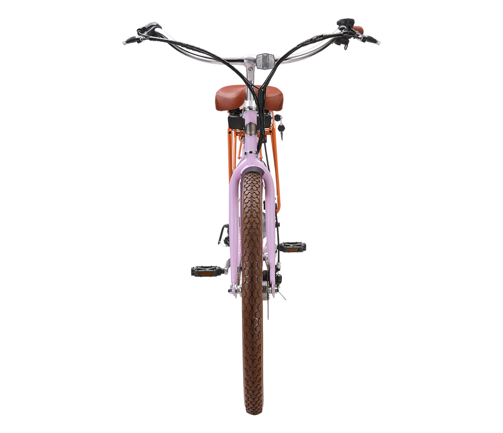 sixthreezero Around the Block Women's NEW 26" 500W 7-Speed Beach Cruiser Bicycle with Rear Rack