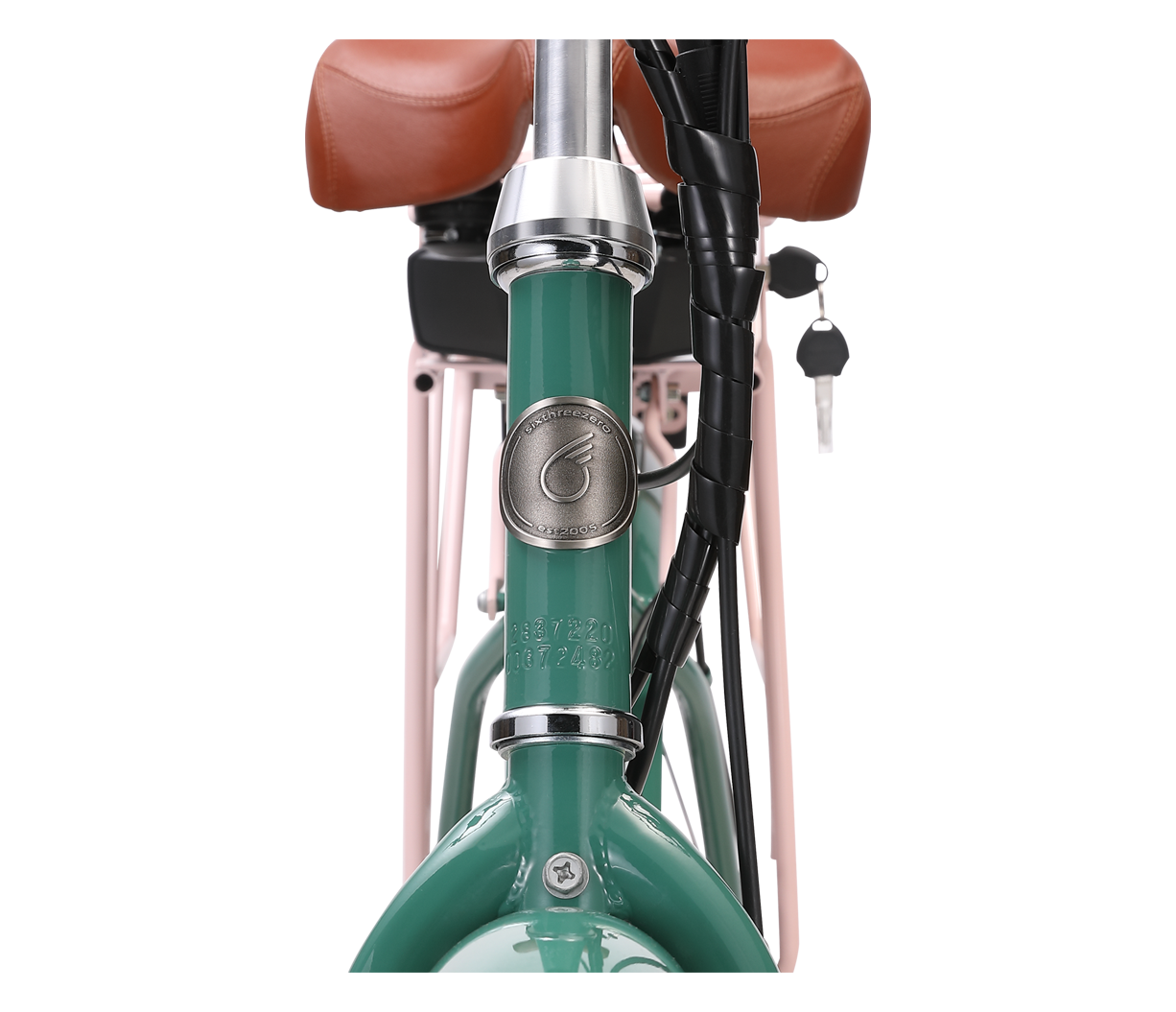 sixthreezero Around the Block Women's NEW 26" 500W 7-Speed Beach Cruiser Bicycle with Rear Rack