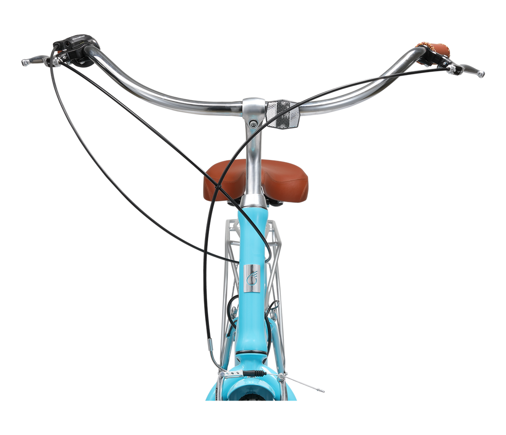 sixthreezero EVRYjourney Women's w/ Integrated Lock 26" 7-Speed Step-Through Touring Hybrid Bicycle