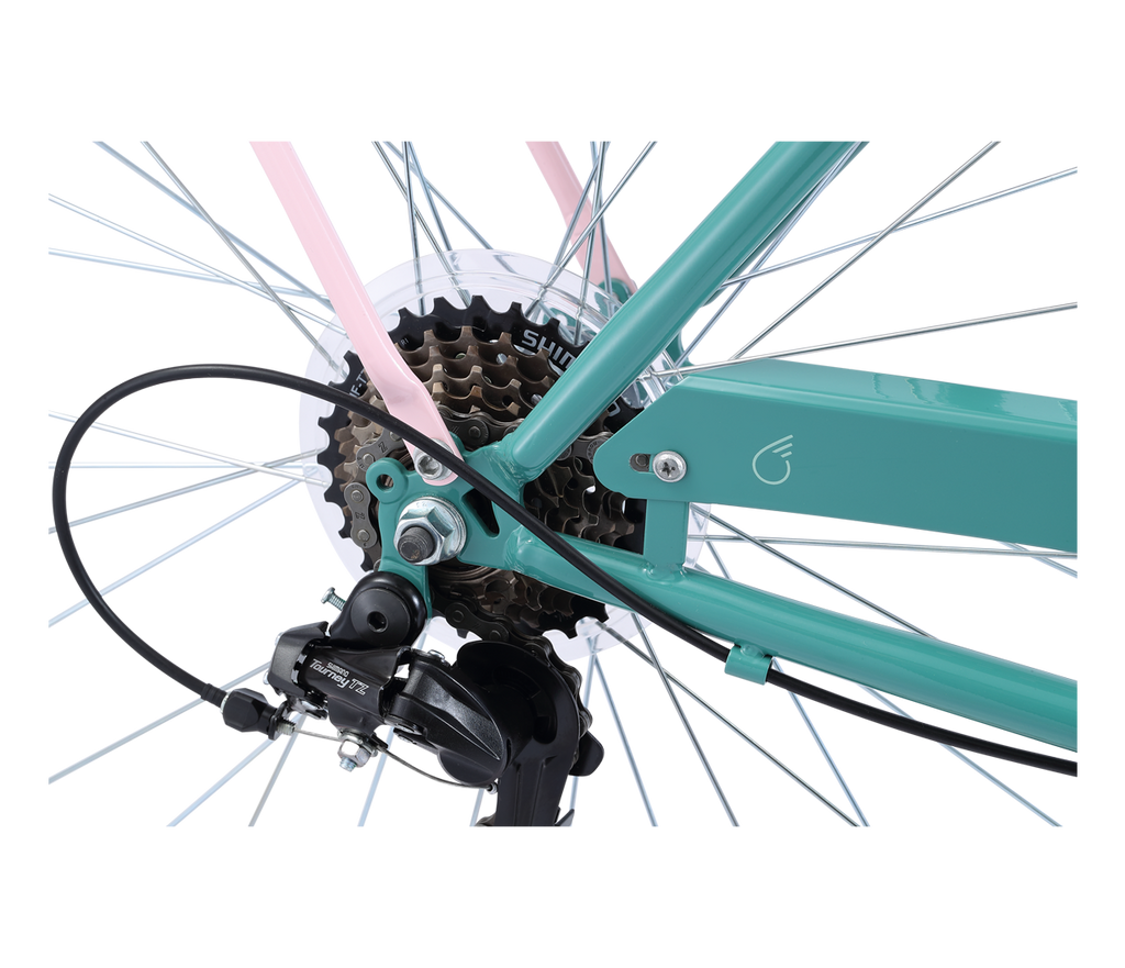 sixthreezero NEW Around the Block Women's 26" 7-Speed Beach Cruiser Bicycle