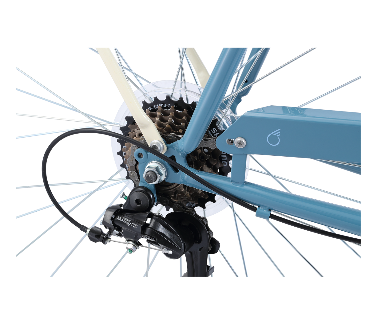 sixthreezero NEW Around the Block Men's 26" 7-Speed Beach Cruiser Bicycle with Rear Rack