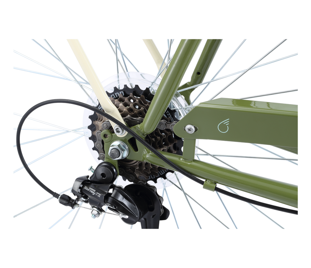 sixthreezero NEW Around the Block Men's 26" 7-Speed Beach Cruiser Bicycle with Rear Rack