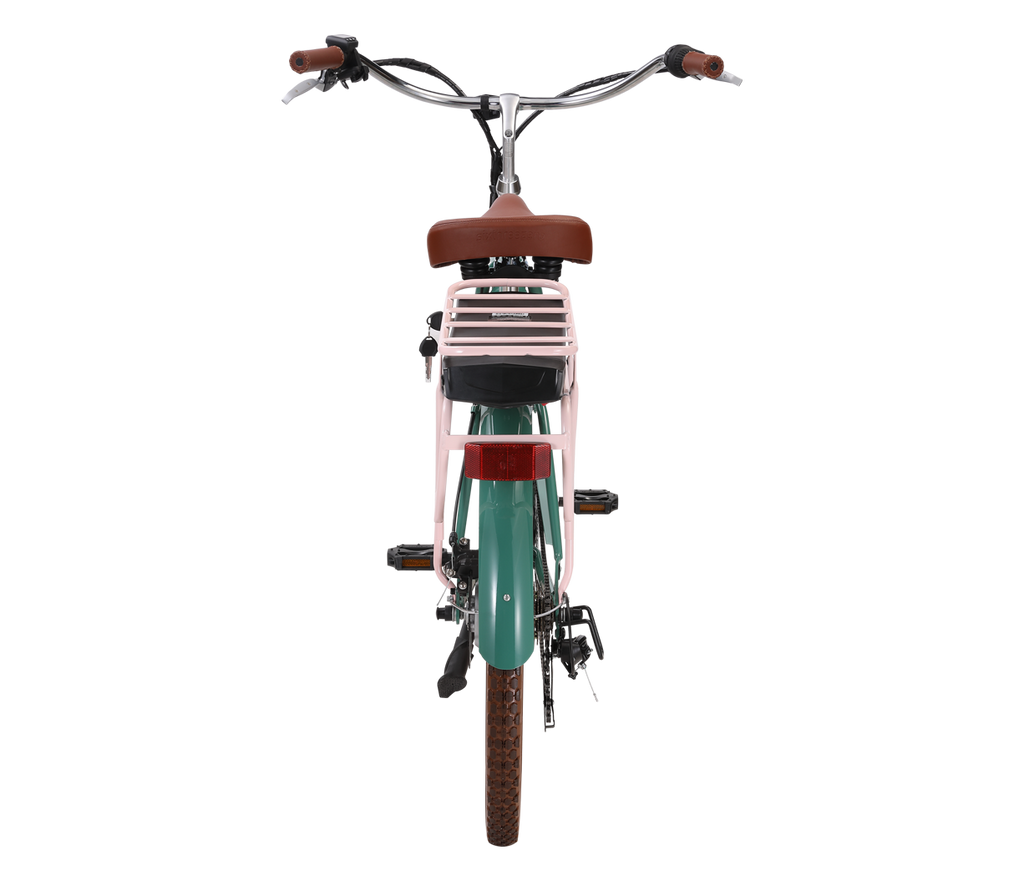 sixthreezero Around the Block Women's NEW 26" 500W 7-Speed Beach Cruiser Bicycle with Rear Rack