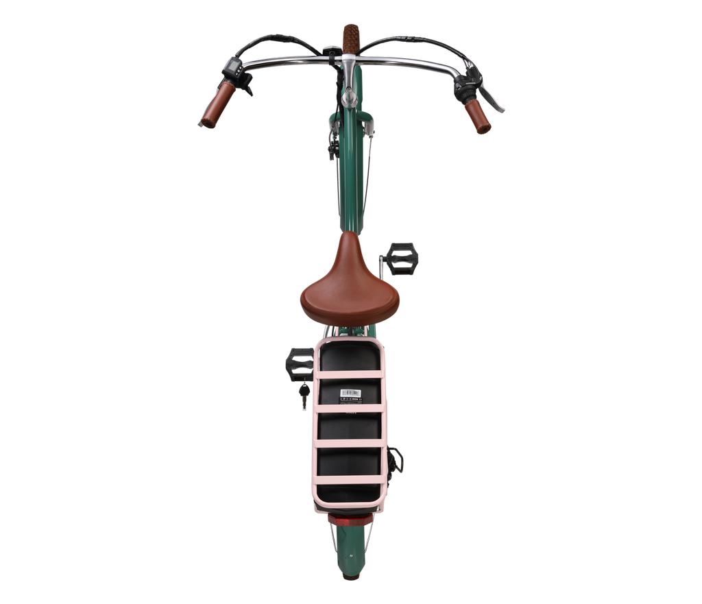 sixthreezero Around the Block Women's NEW 26" 500W 7-Speed Beach Cruiser Bicycle with Rear Rack