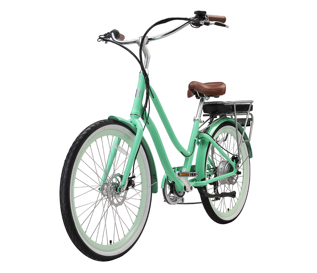 sixthreezero EVRYjourney Women's 26" 500W 7 Speed Electric Hybrid Bicycle