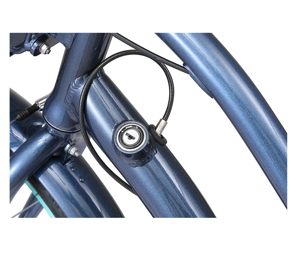 sixthreezero EVRYjourney Women's Casual Edition 7-Speed w/ Integrated Cable Lock, Light and Basket