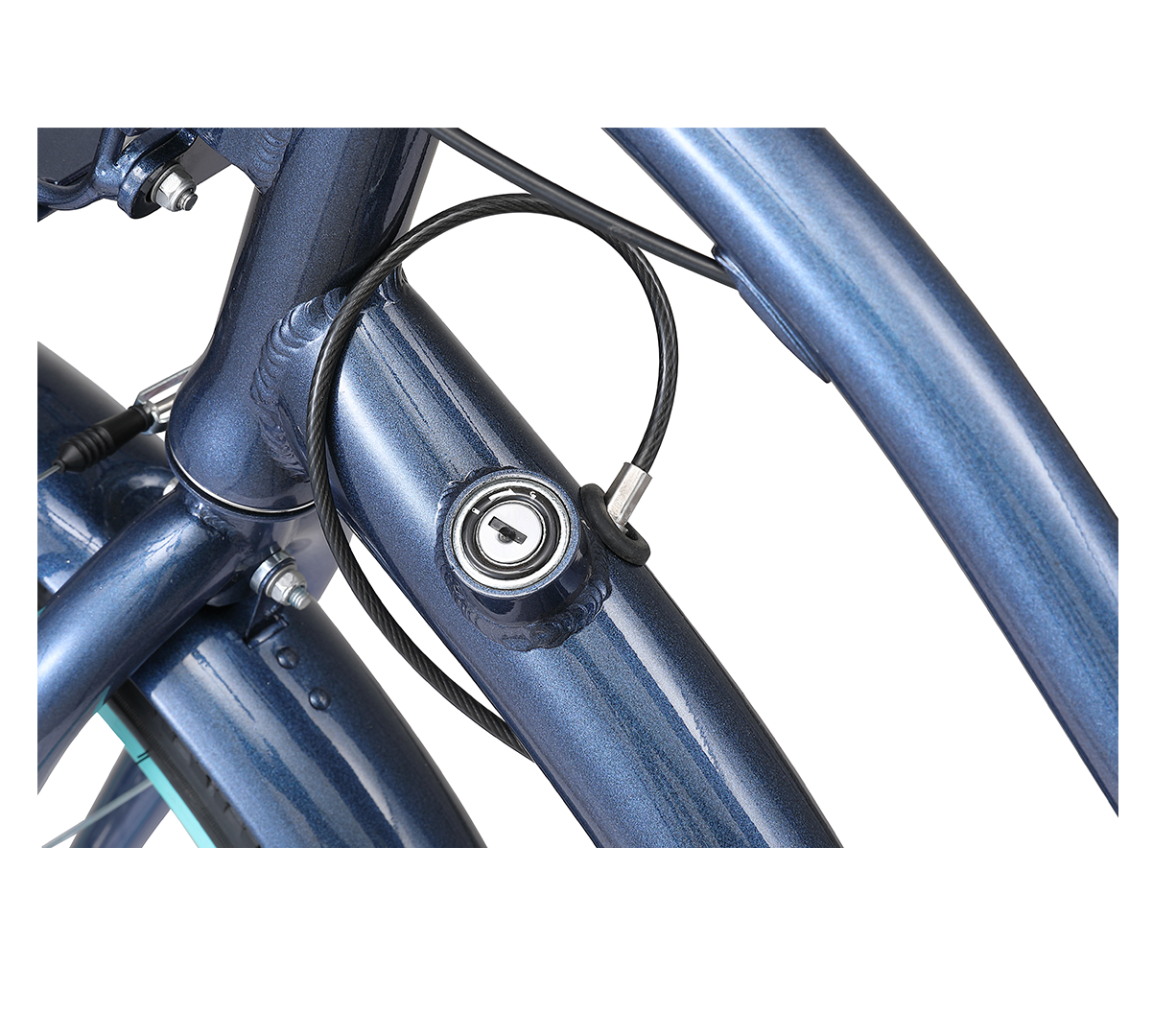 sixthreezero EVRYjourney Women's Casual Edition 7-Speed w/ Integrated Cable Lock, Light and Basket