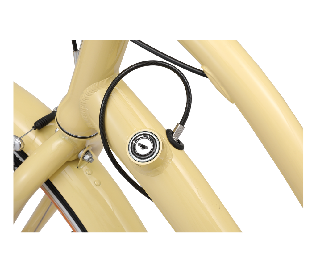 sixthreezero EVRYjourney Women's w/ Integrated Lock 26" 7-Speed Step-Through Touring Hybrid Bicycle