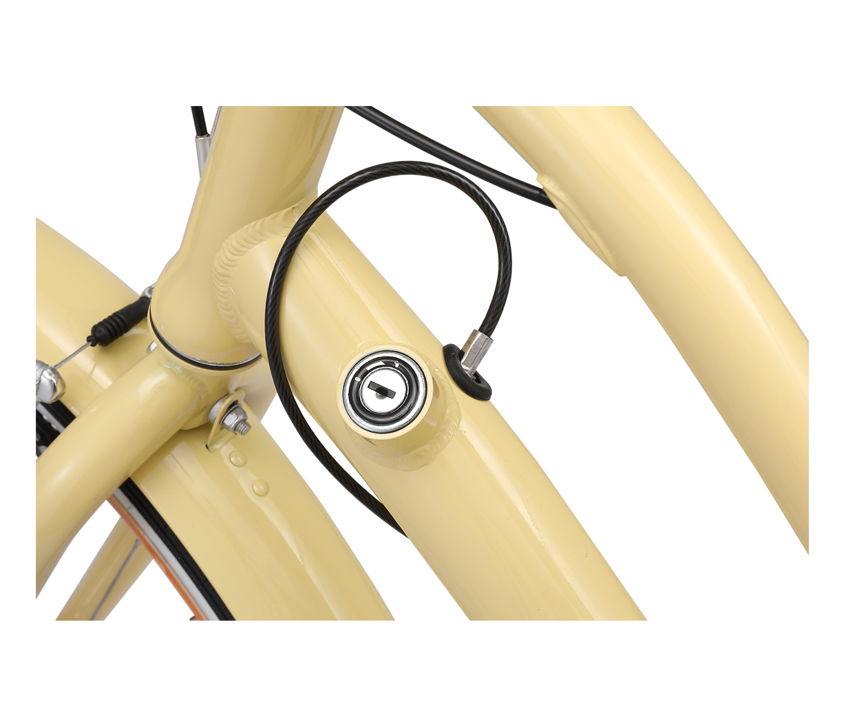 sixthreezero EVRYjourney Women's w/ Integrated Lock 26" 7-Speed Step-Through Touring Hybrid Bicycle