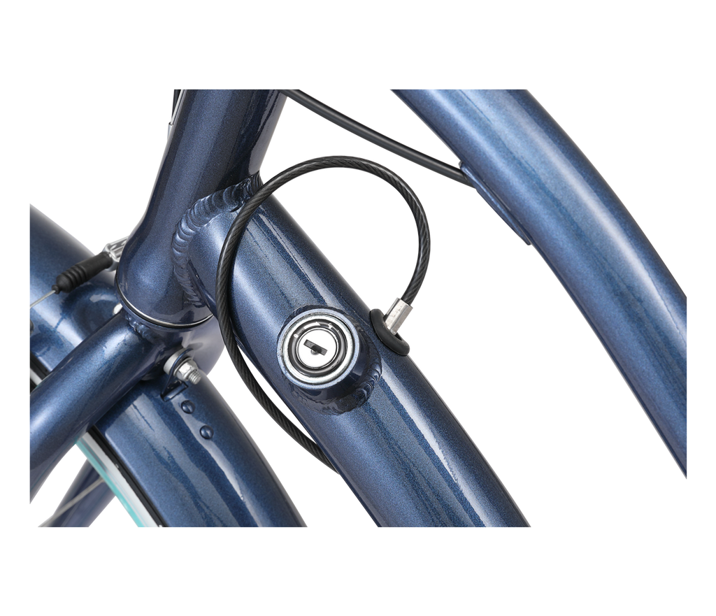 sixthreezero EVRYjourney Women's w/ Integrated Lock 26" 7-Speed Step-Through Touring Hybrid Bicycle