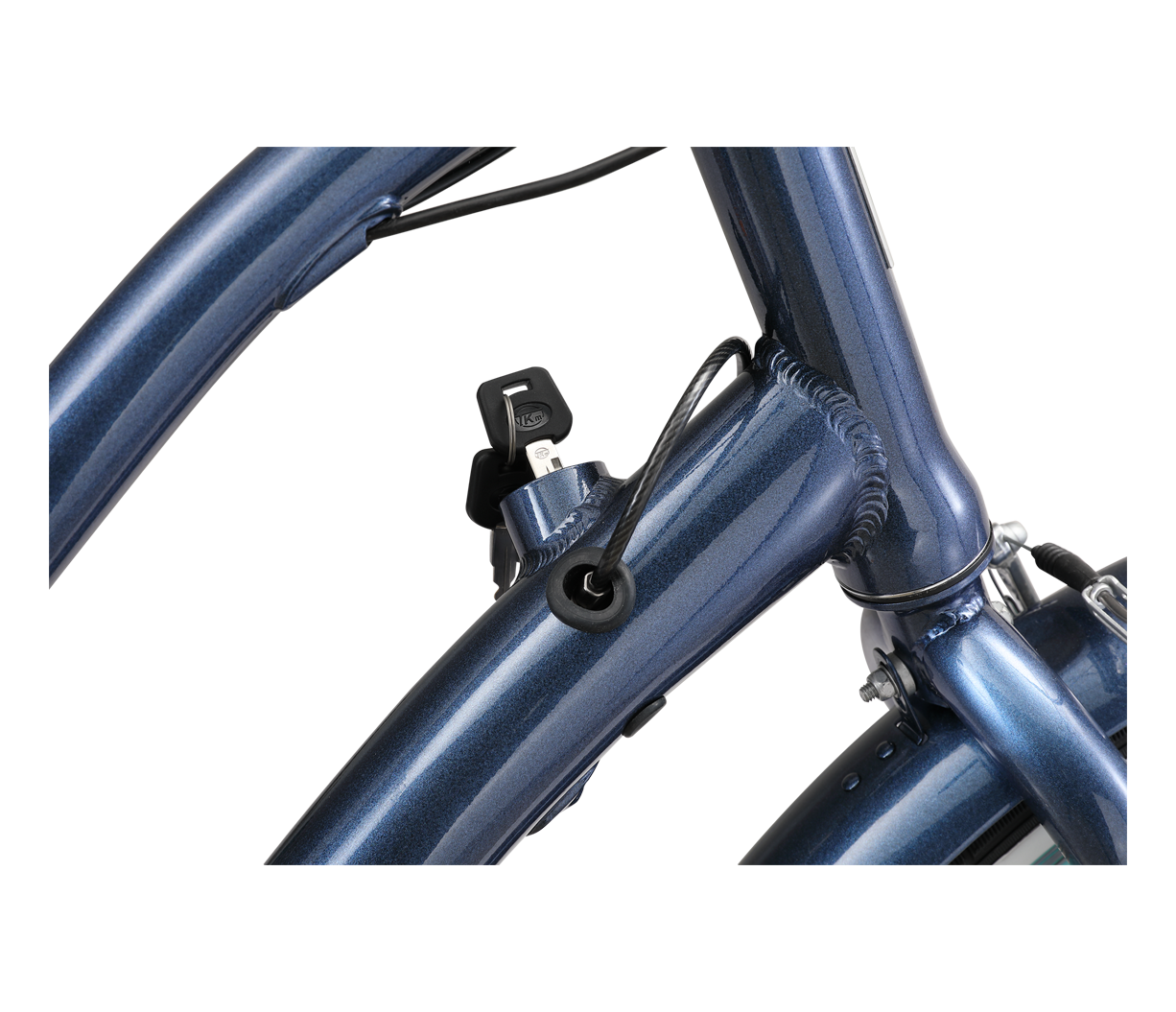 sixthreezero EVRYjourney Women's w/ Integrated Lock 26" 7-Speed Step-Through Touring Hybrid Bicycle