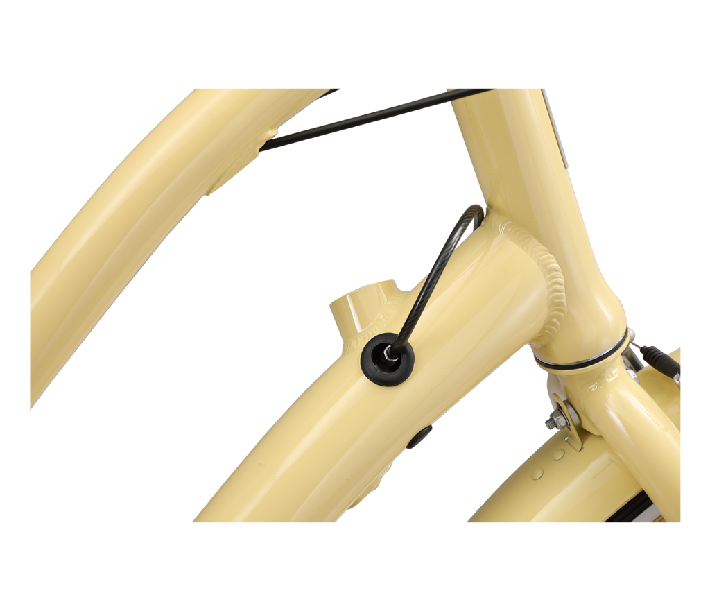 sixthreezero EVRYjourney Women's w/ Integrated Lock 26" 7-Speed Step-Through Touring Hybrid Bicycle