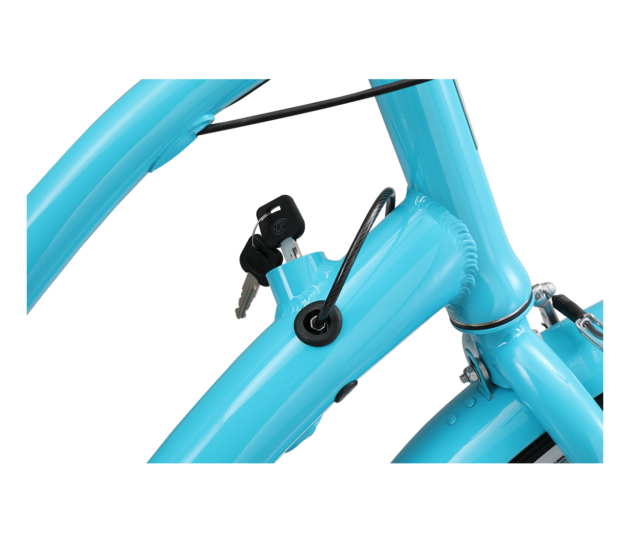 sixthreezero EVRYjourney Women's w/ Integrated Lock 26" 7-Speed Step-Through Touring Hybrid Bicycle