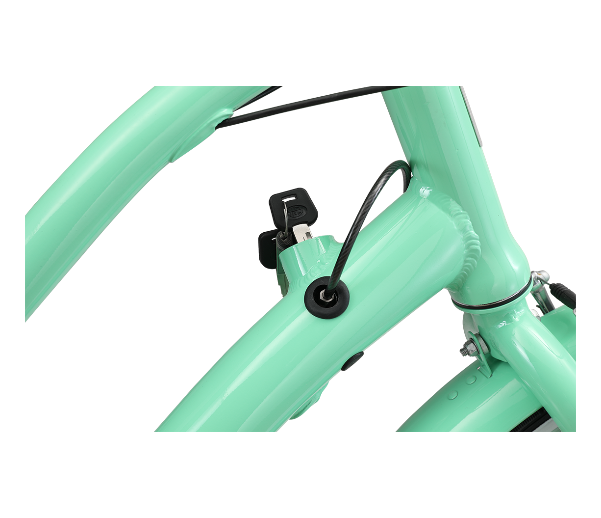 sixthreezero EVRYjourney Women's w/ Integrated Lock 26" 7-Speed Step-Through Touring Hybrid Bicycle