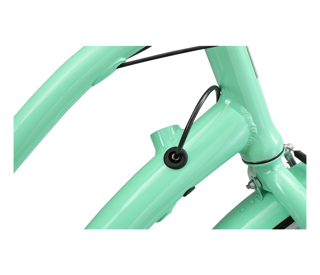 sixthreezero EVRYjourney Women's w/ Integrated Lock 26" 7-Speed Step-Through Touring Hybrid Bicycle