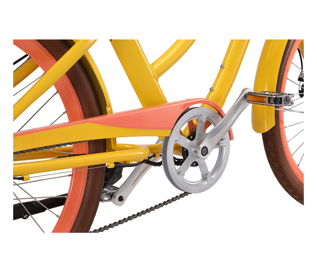 sixthreezero EVRYjourney Women's NEW 26" 500W 7-Speed Step-Through Touring Hybrid Bicycle,