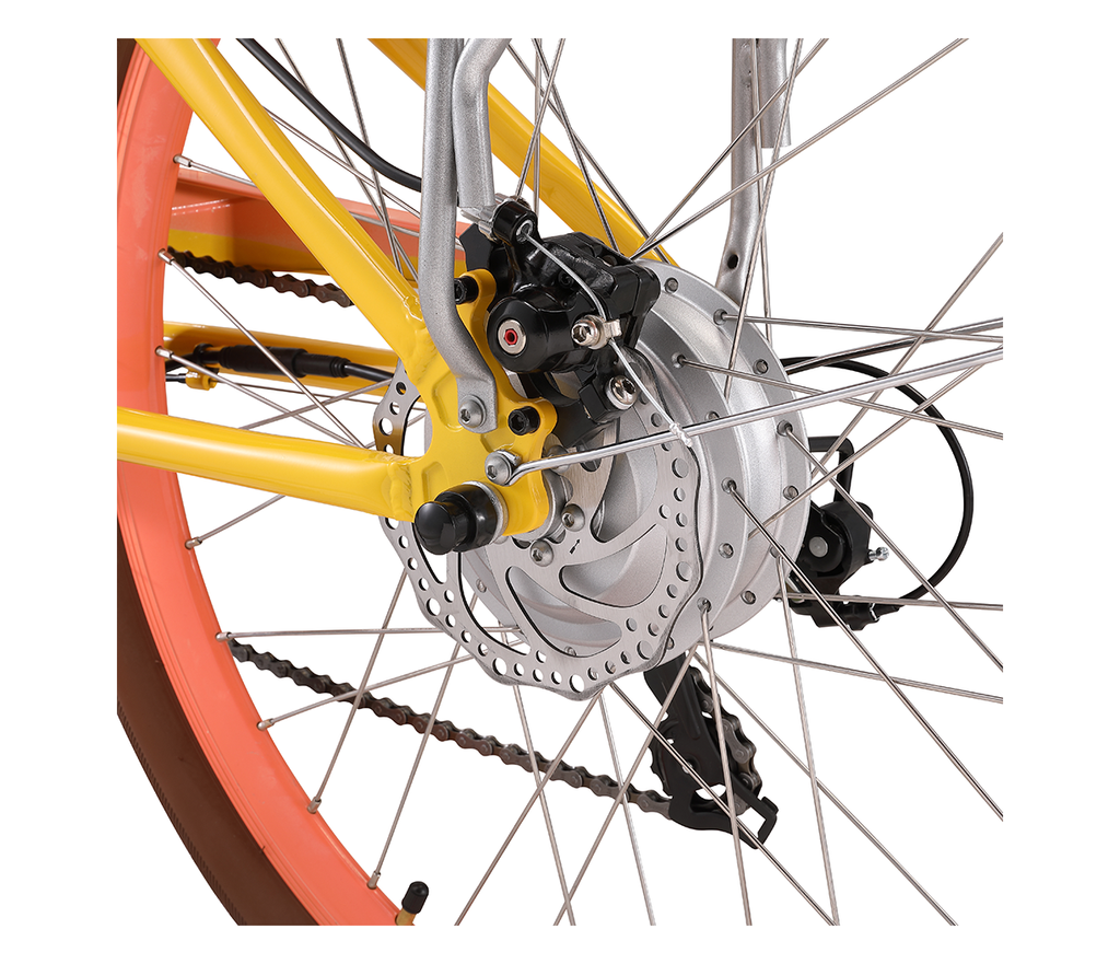 sixthreezero EVRYjourney Women's NEW 26" 500W 7-Speed Step-Through Touring Hybrid Bicycle,