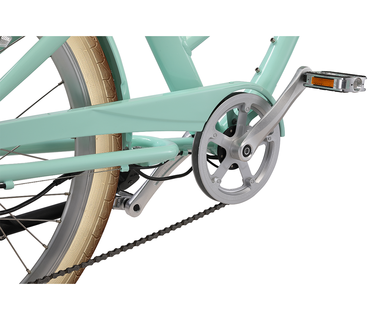 A/O Frida 7-Speed 500W Step-Through Touring Hybrid Electric Bike