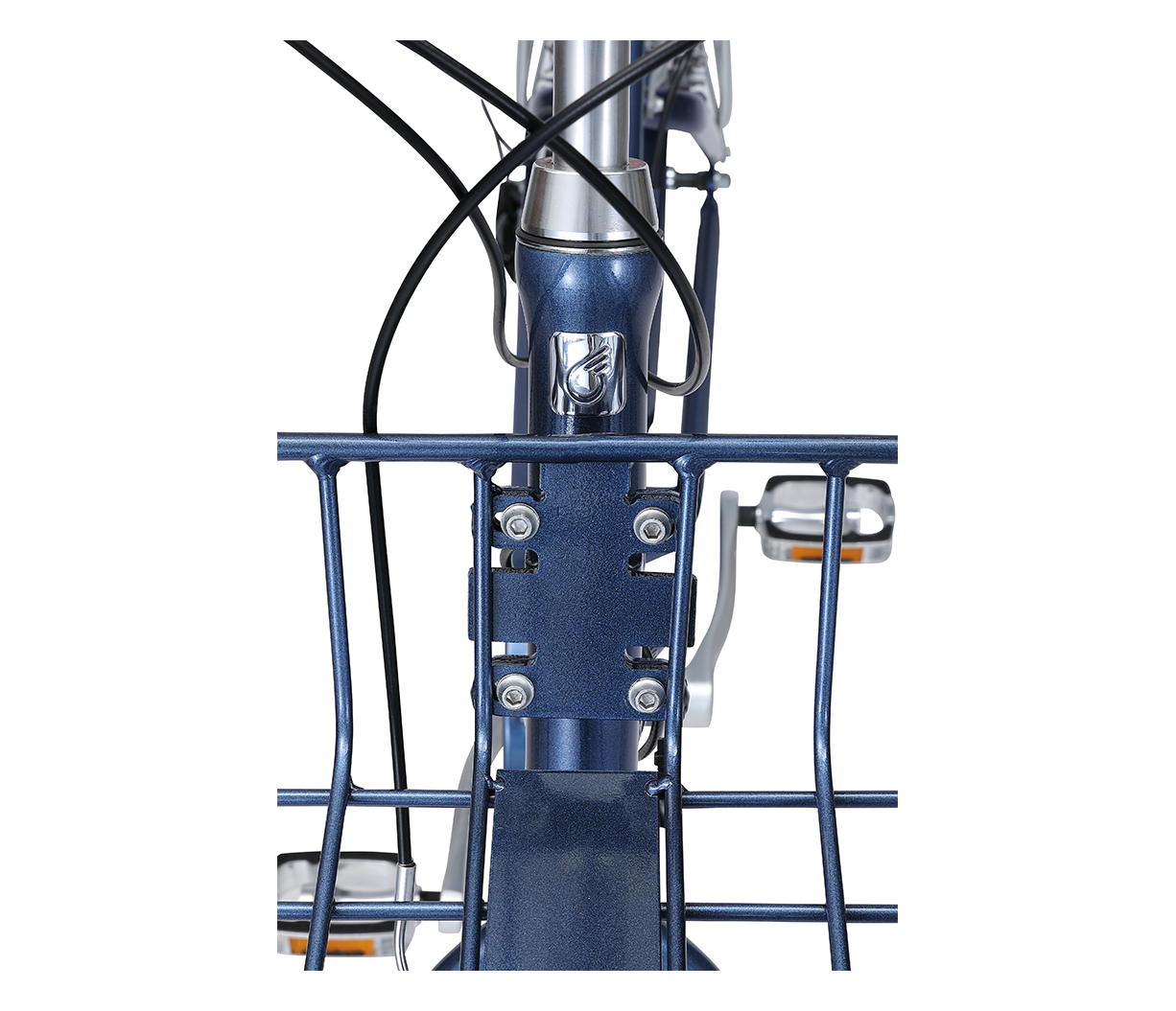 sixthreezero EVRYjourney Deluxe Women's 26" 7-Speed Touring Hybrid Bicycle w/ Integrated Lock, Basket, Light