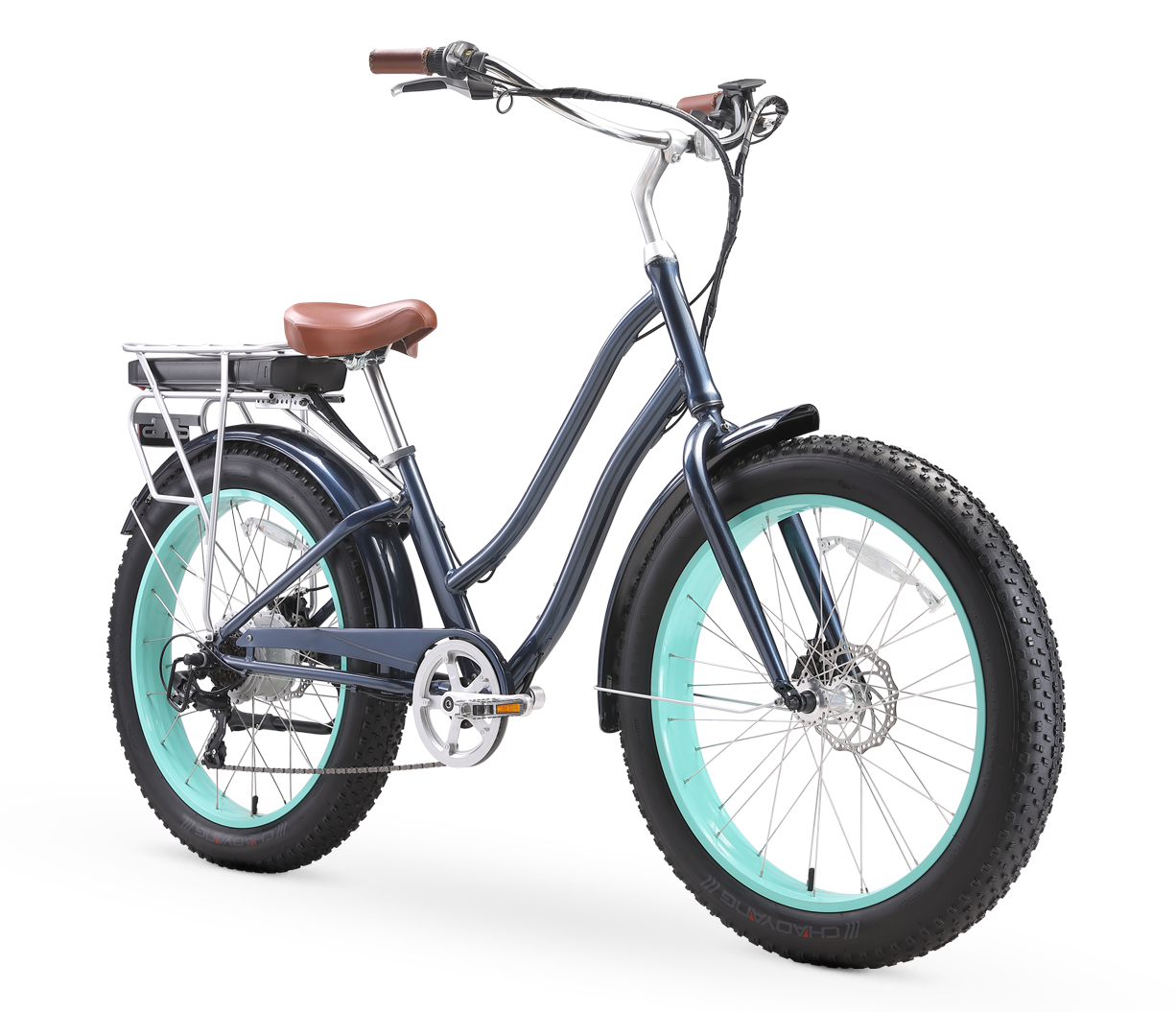 sixthreezero EVRYjourney Women's 7-Speed 500W Fat Tire Electric Bicycle