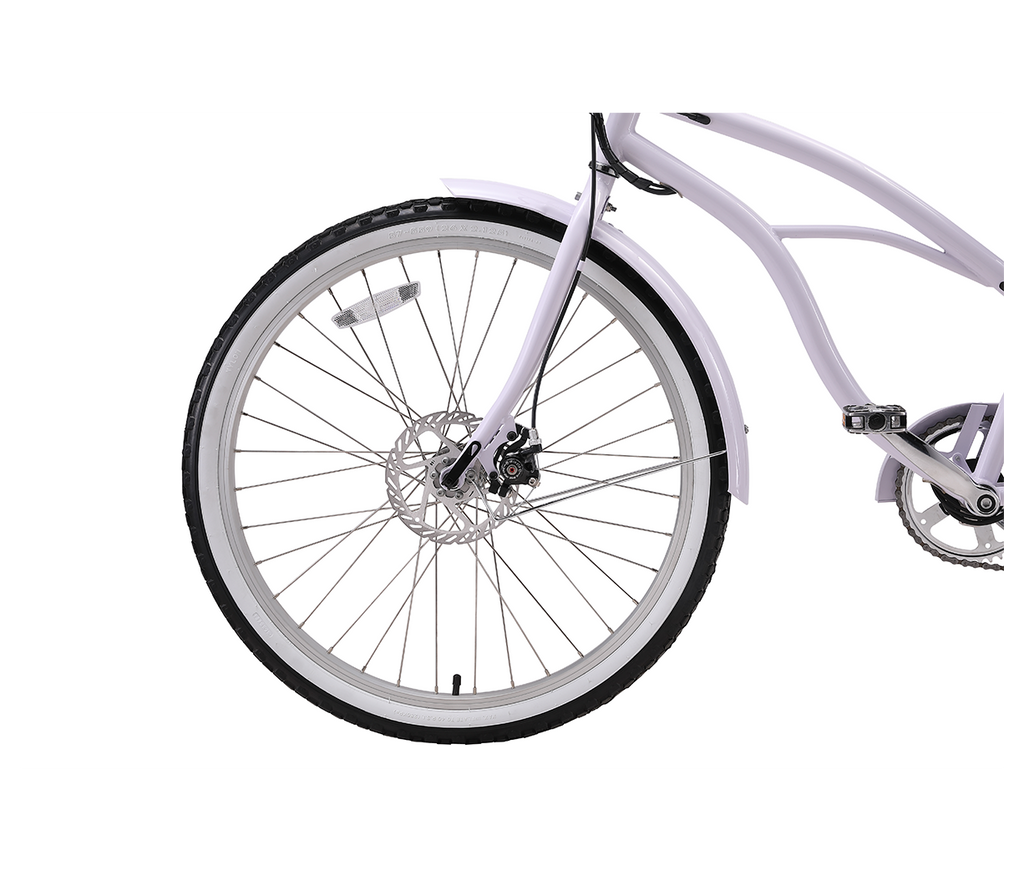 A/O Amelia 7-Speed 500W Beach Cruiser Electric Bike