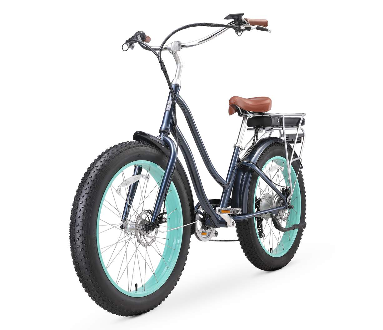 sixthreezero EVRYjourney Women's 7-Speed 500W Fat Tire Electric Bicycle