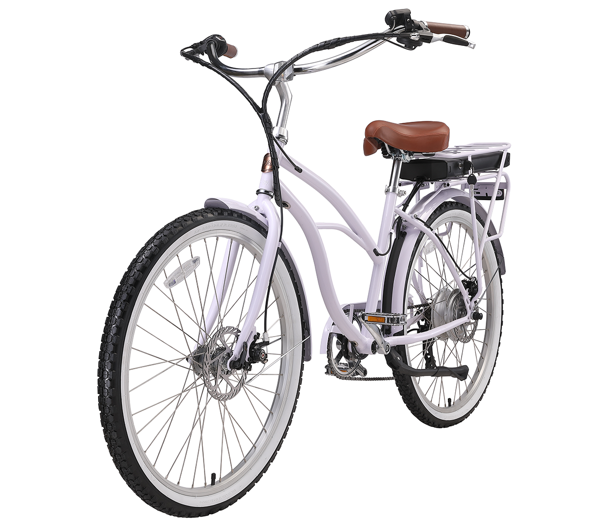 A/O Amelia 7-Speed 500W Beach Cruiser Electric Bike