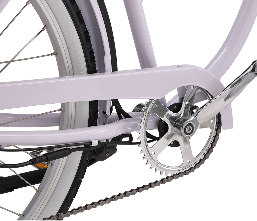 A/O Amelia 7-Speed 500W Beach Cruiser Electric Bike