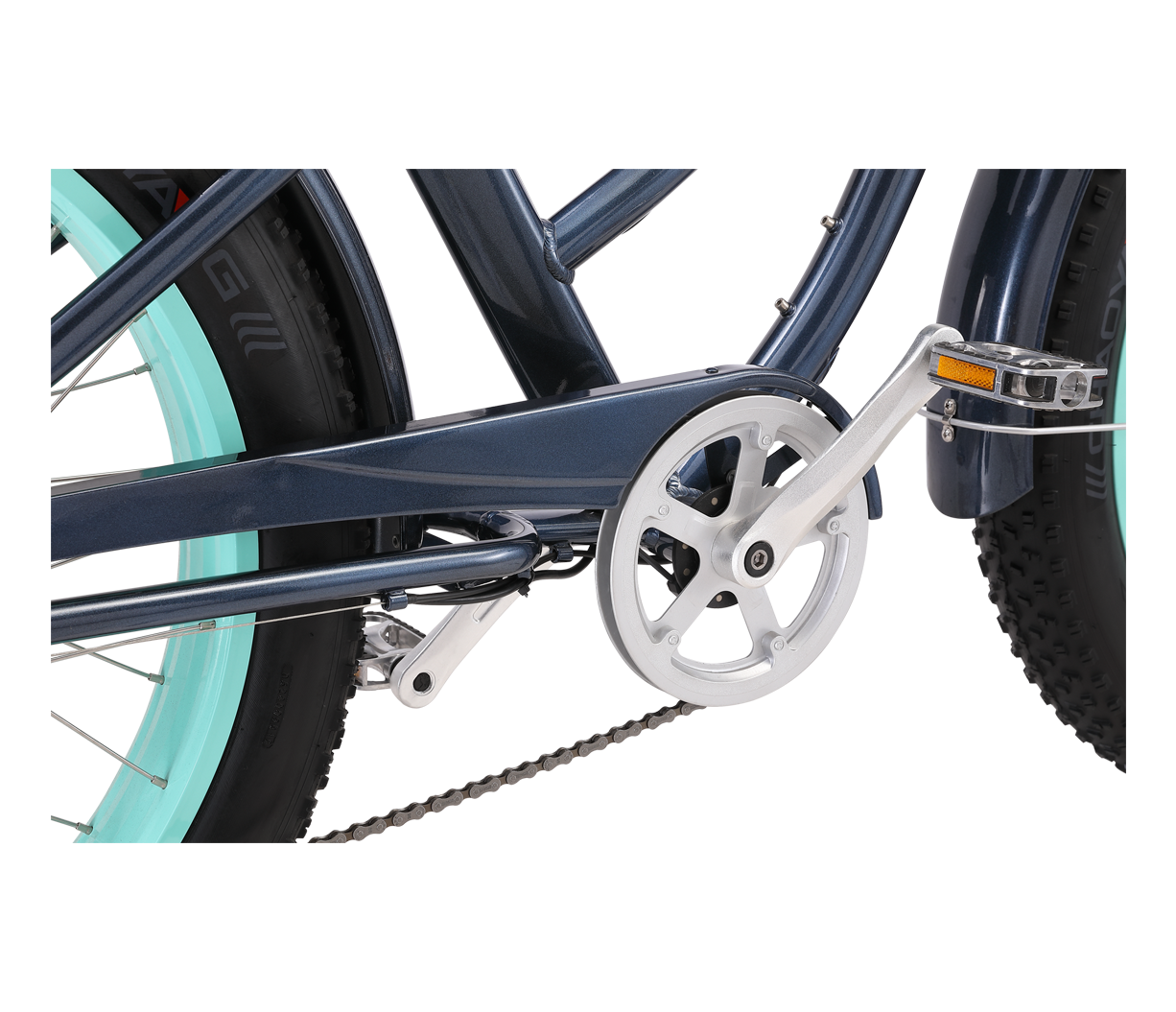 sixthreezero EVRYjourney Women's 7-Speed 500W Fat Tire Electric Bicycle