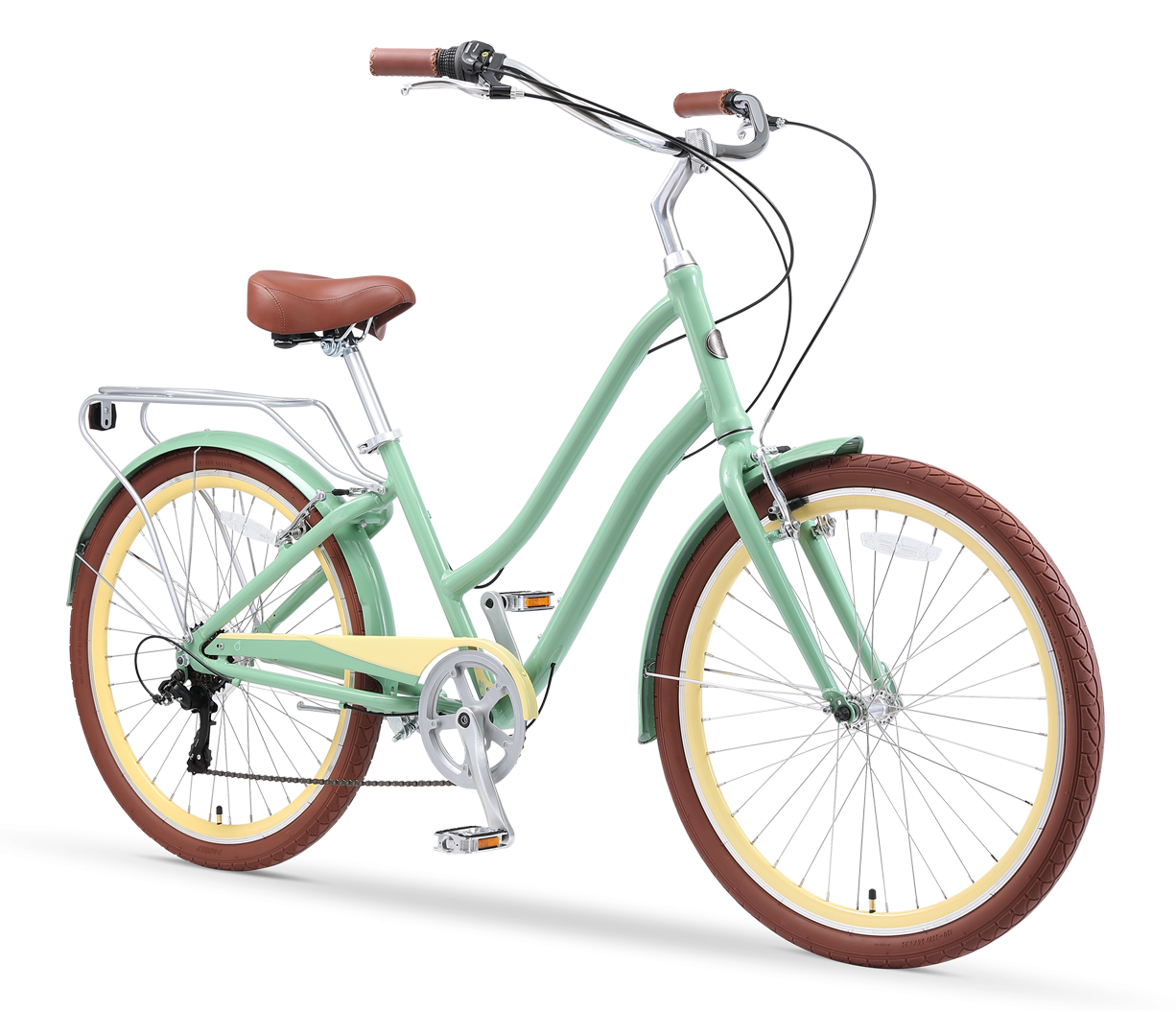 sixthreezero NEW EVRYjourney Women's 26" 7-Speed Speed Step-Through Touring Hybrid Bicycle