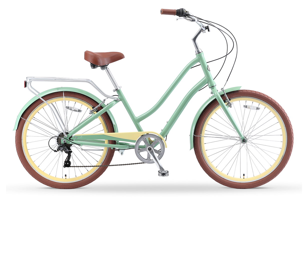 sixthreezero NEW EVRYjourney Women's 26" 7-Speed Speed Step-Through Touring Hybrid Bicycle